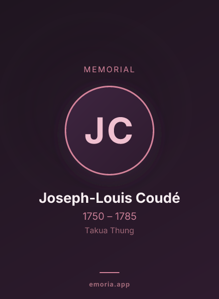 Memorial portrait of Joseph-Louis Coudé