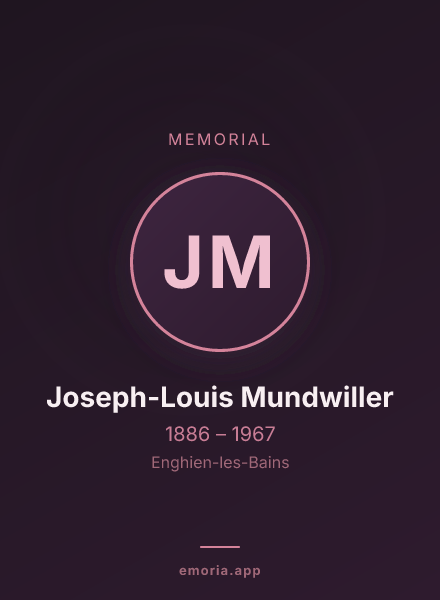 Memorial portrait of Joseph-Louis Mundwiller