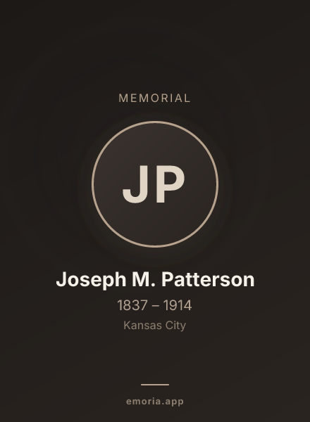 Memorial portrait of Joseph M. Patterson