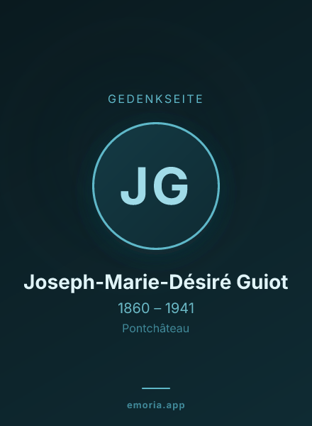 Gedenkportrait von Joseph-Marie-Désiré Guiot