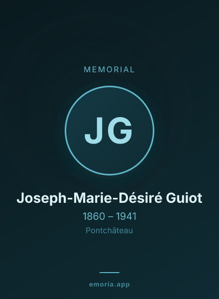 Memorial portrait of Joseph-Marie-Désiré Guiot