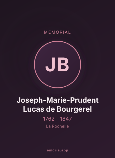 Memorial portrait of Joseph-Marie-Prudent Lucas de Bourgerel