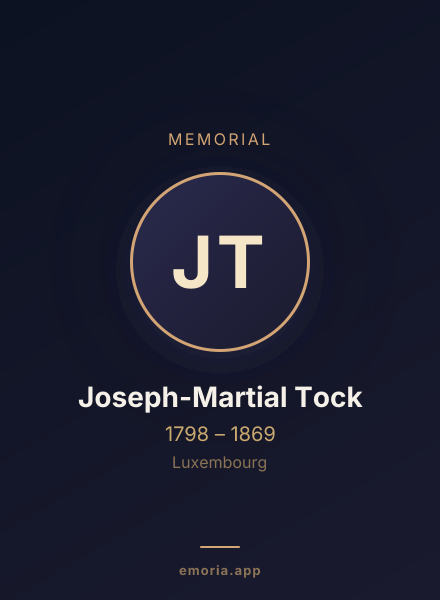 Memorial portrait of Joseph-Martial Tock