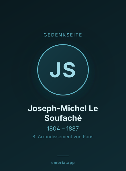 Gedenkportrait von Joseph-Michel Le Soufaché
