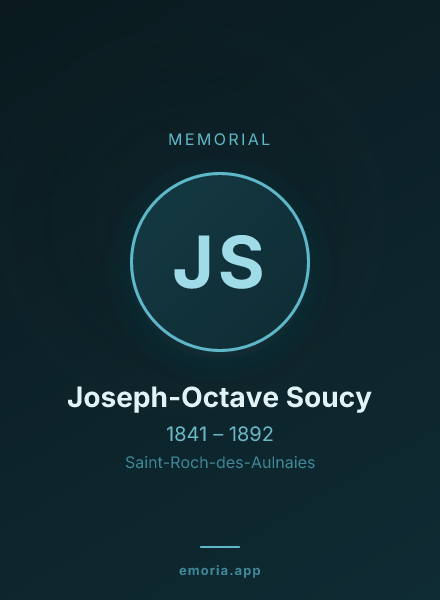 Memorial portrait of Joseph-Octave Soucy