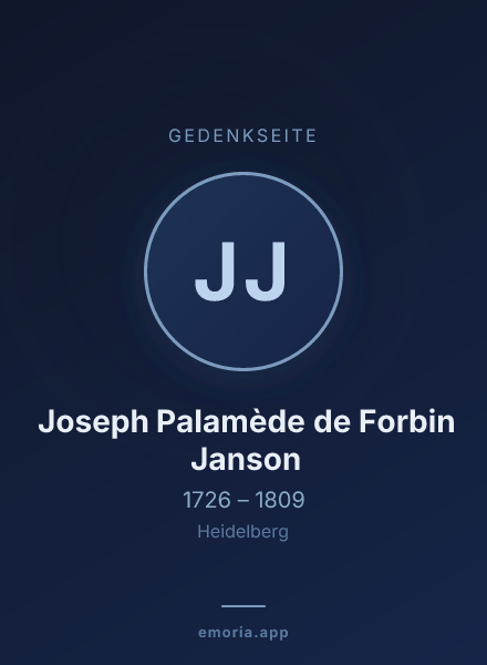 Gedenkportrait von Joseph Palamède de Forbin Janson