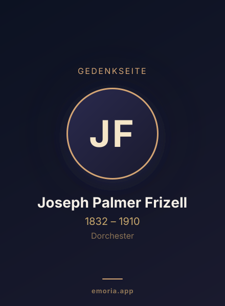 Gedenkportrait von Joseph Palmer Frizell