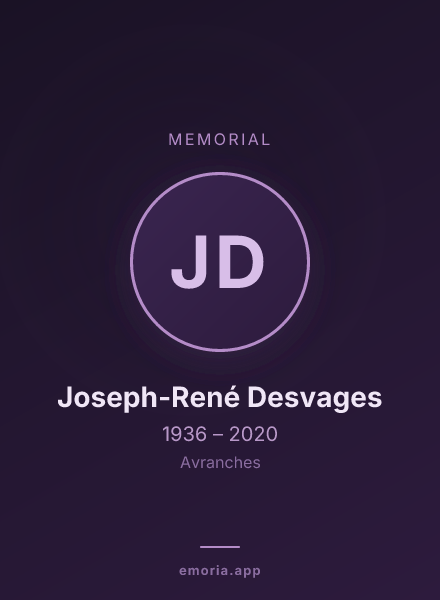 Memorial portrait of Joseph-René Desvages