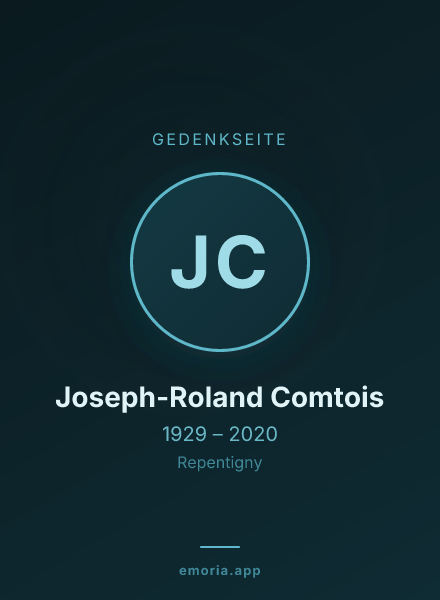 Gedenkportrait von Joseph-Roland Comtois