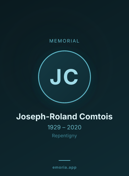 Memorial portrait of Joseph-Roland Comtois