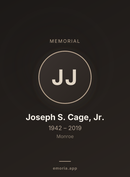 Memorial portrait of Joseph S. Cage, Jr.