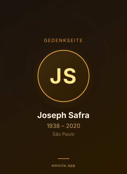 Gedenkportrait von Joseph Safra
