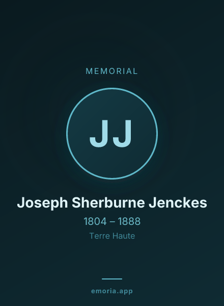 Memorial portrait of Joseph Sherburne Jenckes