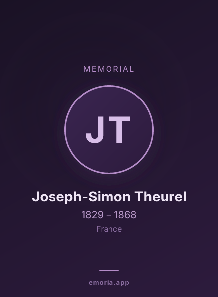 Memorial portrait of Joseph-Simon Theurel