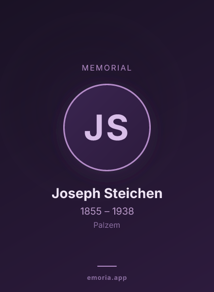 Memorial portrait of Joseph Steichen