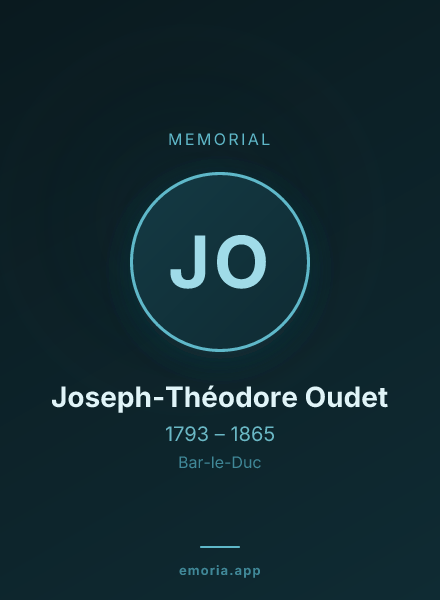 Memorial portrait of Joseph-Théodore Oudet