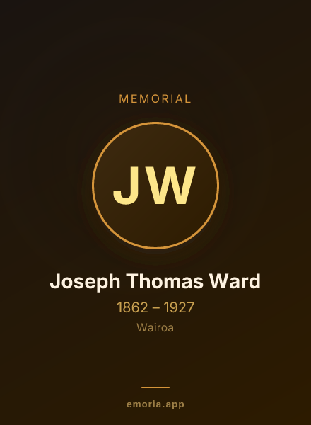 Memorial portrait of Joseph Thomas Ward
