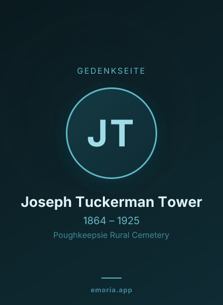 Gedenkportrait von Joseph Tuckerman Tower