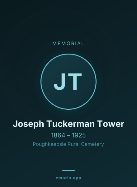 Memorial portrait of Joseph Tuckerman Tower