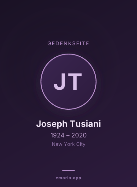 Gedenkportrait von Joseph Tusiani