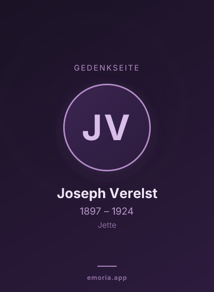 Gedenkportrait von Joseph Verelst