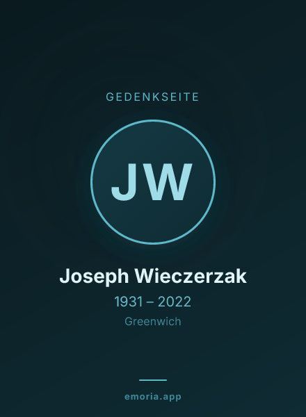 Gedenkportrait von Joseph Wieczerzak