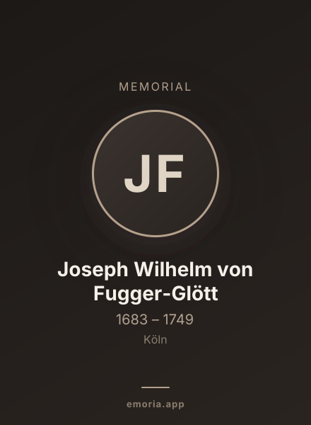 Memorial portrait of Joseph Wilhelm von Fugger-Glött