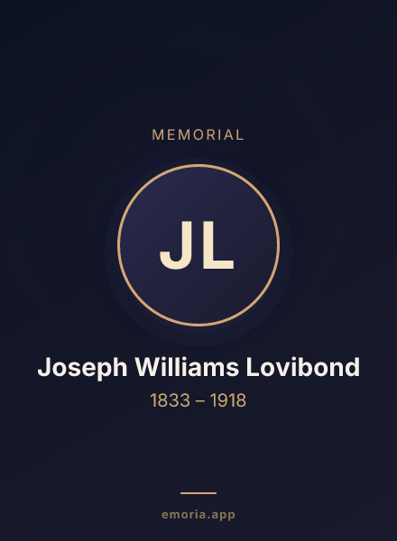 Memorial portrait of Joseph Williams Lovibond