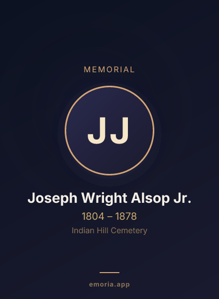 Memorial portrait of Joseph Wright Alsop Jr.