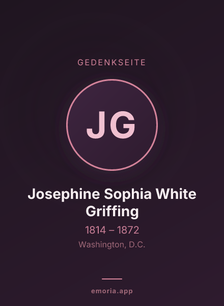 Gedenkportrait von Josephine Sophia White Griffing