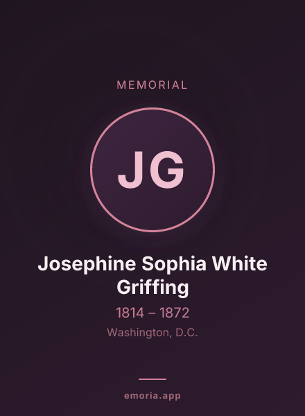 Memorial portrait of Josephine Sophia White Griffing