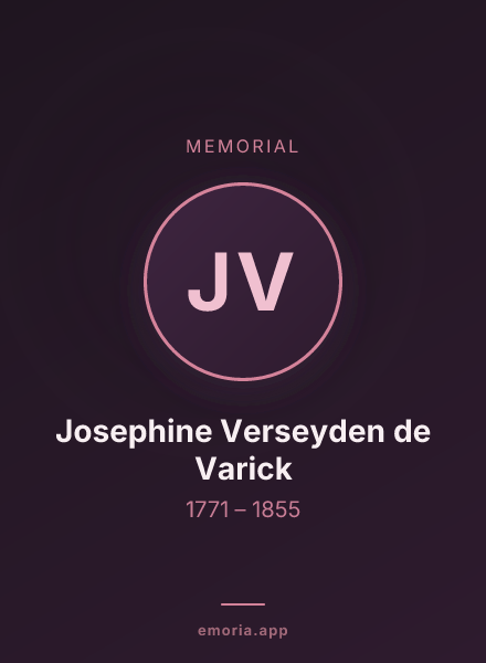 Memorial portrait of Josephine Verseyden de Varick