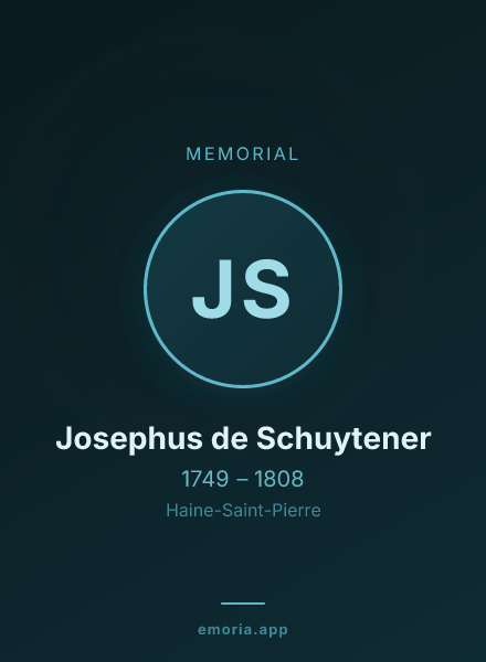 Memorial portrait of Josephus de Schuytener