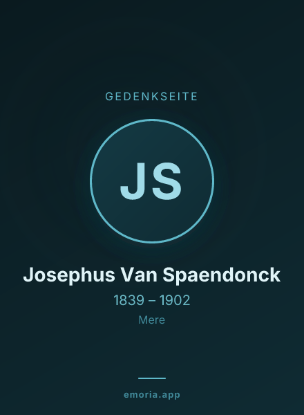Gedenkportrait von Josephus Van Spaendonck