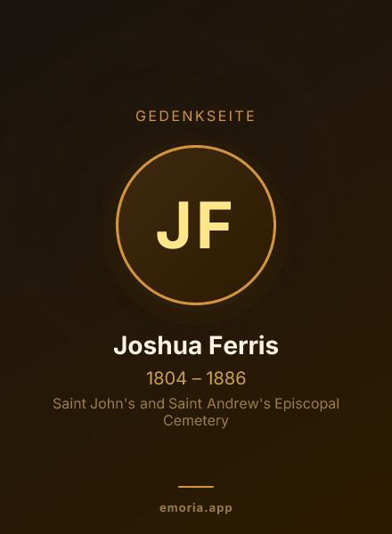 Gedenkportrait von Joshua Ferris