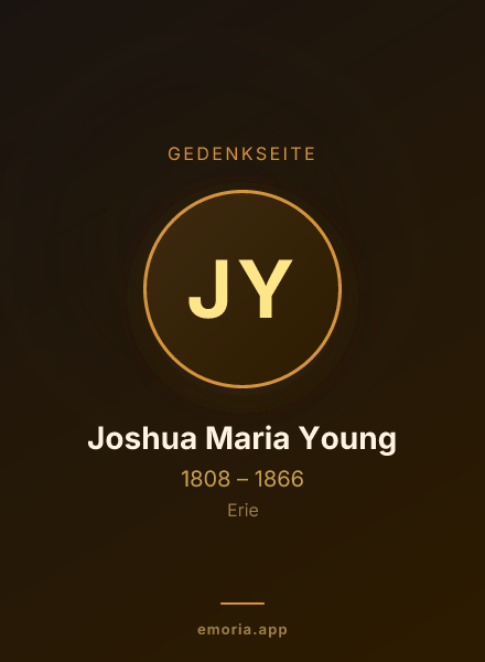 Gedenkportrait von Joshua Maria Young