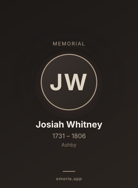 Memorial portrait of Josiah Whitney