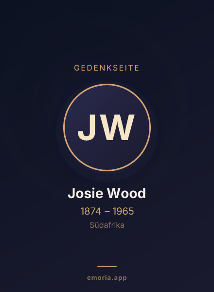 Gedenkportrait von Josie Wood