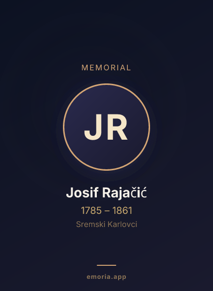 Memorial portrait of Josif Rajačić