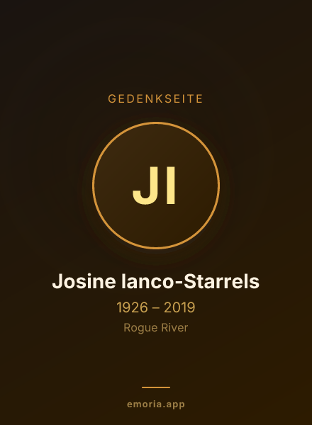 Gedenkportrait von Josine Ianco-Starrels
