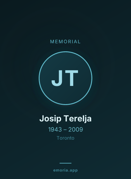 Memorial portrait of Josip Terelja