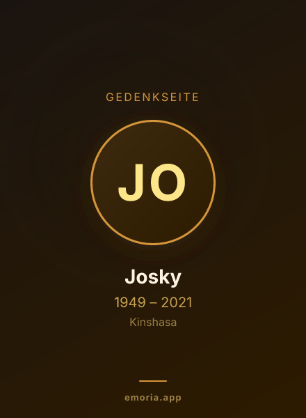 Gedenkportrait von Josky