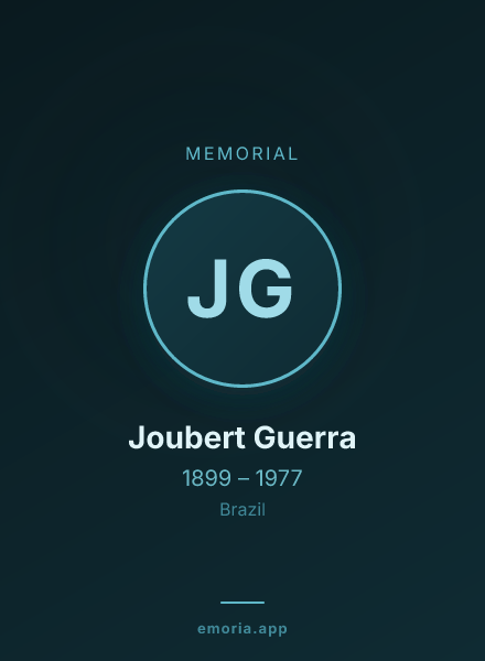 Memorial portrait of Joubert Guerra