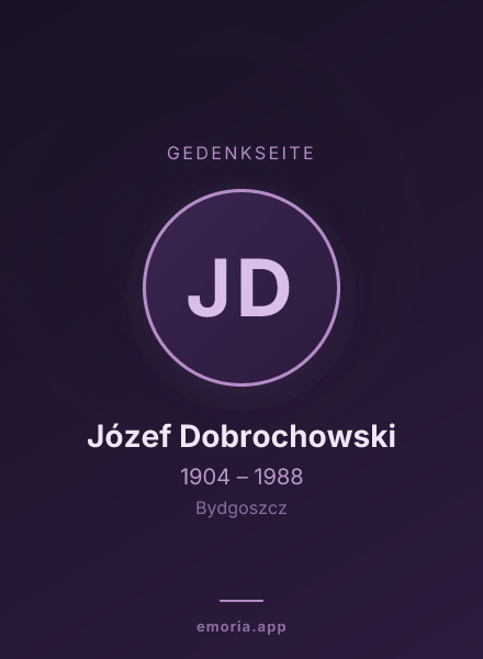Gedenkportrait von Józef Dobrochowski