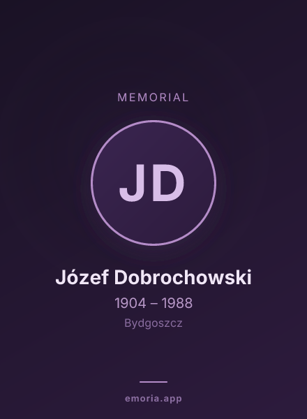 Memorial portrait of Józef Dobrochowski