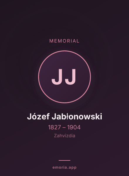 Memorial portrait of Józef Jabłonowski