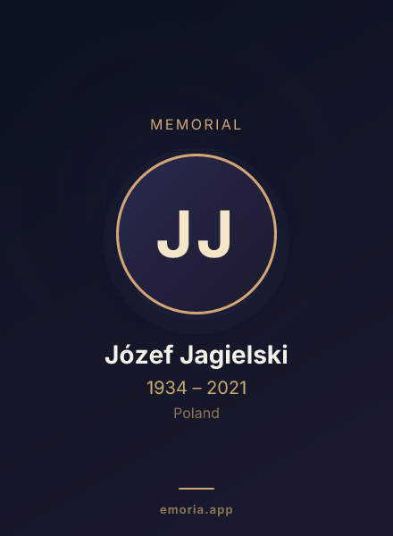Memorial portrait of Józef Jagielski