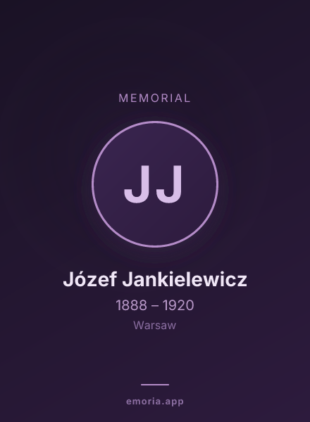 Memorial portrait of Józef Jankielewicz