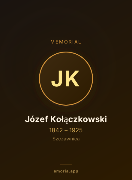 Memorial portrait of Józef Kołączkowski