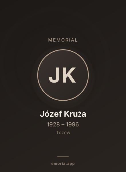 Memorial portrait of Józef Kruża
